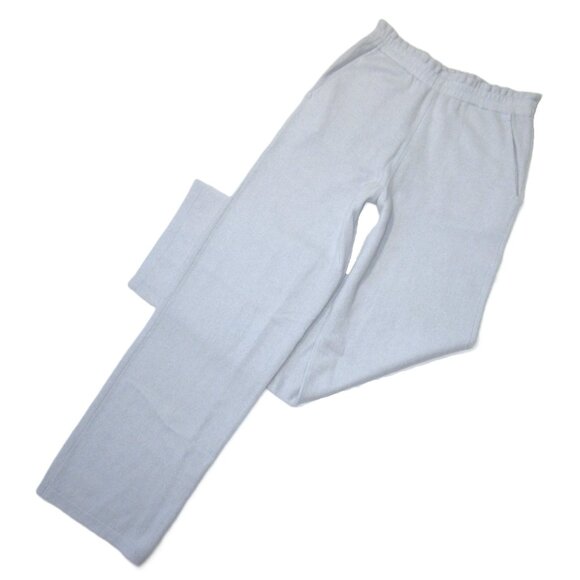 NWT Naadam Cashmere Paperbag Wide Leg in Powder Blue Knit Sweater Pants XS - Picture 1 of 5